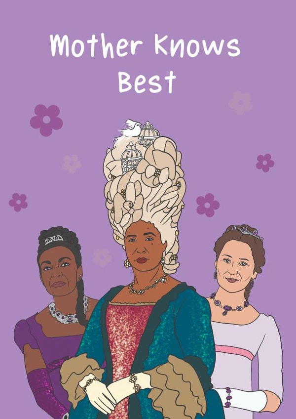 bridgerton queen charlotte Mothers Day Card 16924 created by amysian