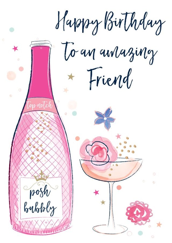 Happy Birthday to an amazing Friend created by Katie Phythian Design