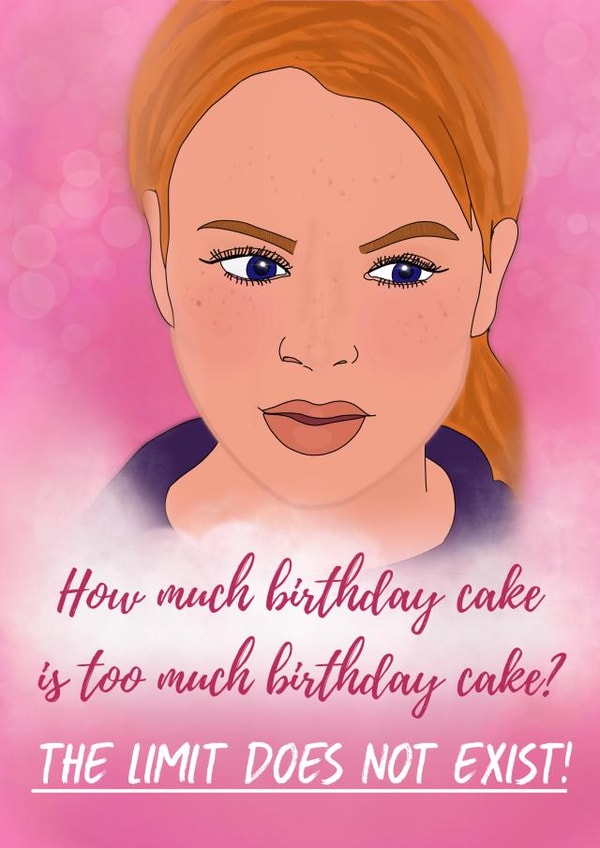 Mean Girls Birthday Card 1000 created by Esther the Sketcher
