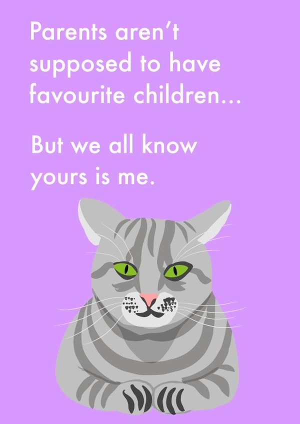 cat mum Mothers Day Card 18954 created by CressidaMakesCards