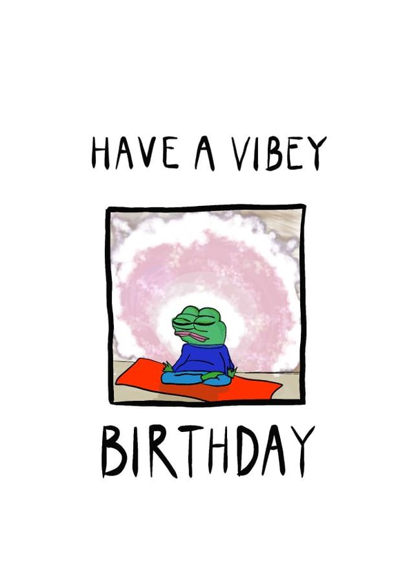 yoga zen Birthday Card 21884 created by Zen diagrams