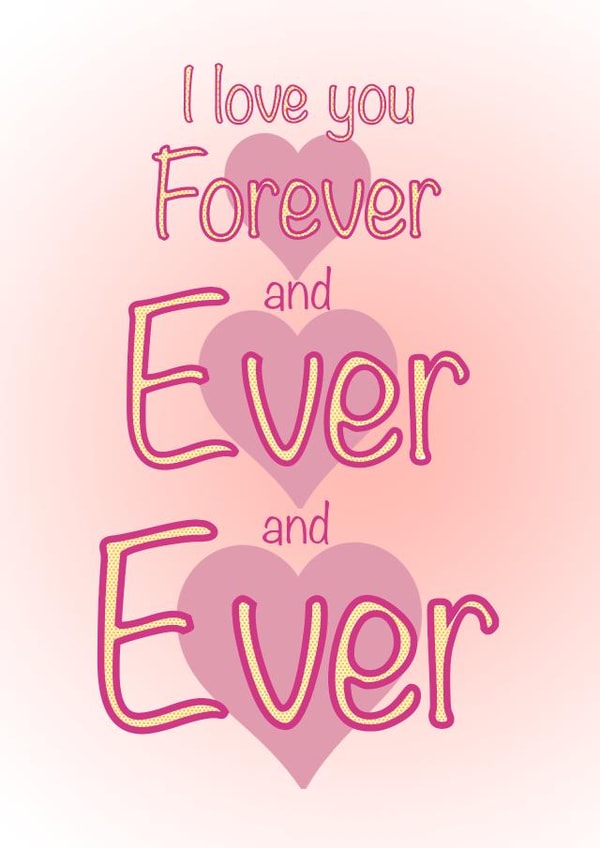 i love you love Anniversary Card 48176 created by Genna Beesley