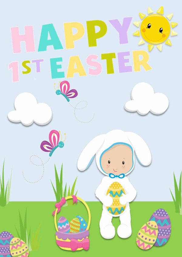 boy cute Easter Card 14840 created by PMPrinted