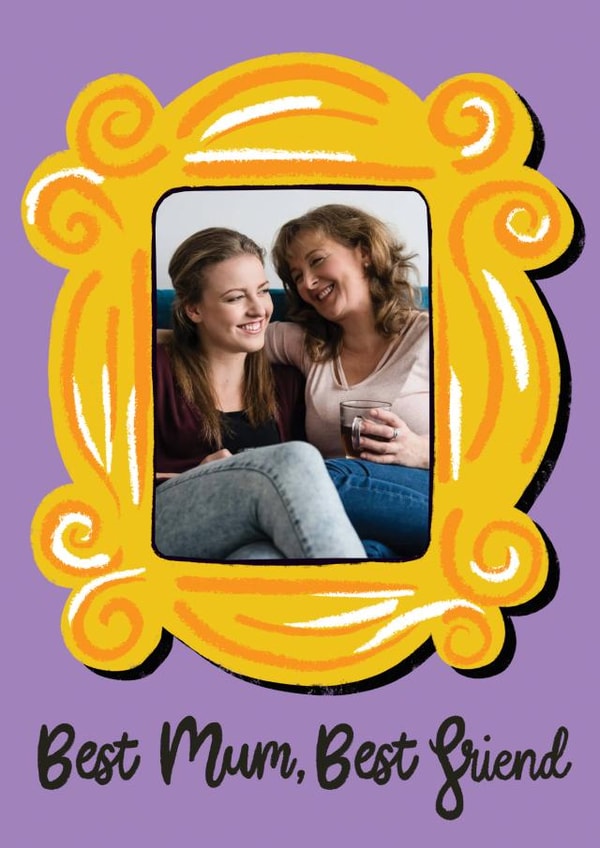 F.R.I.E.N.D.S friends Mothers Day Personalised Photo Card 17420 created by @AimeeStevens.Design