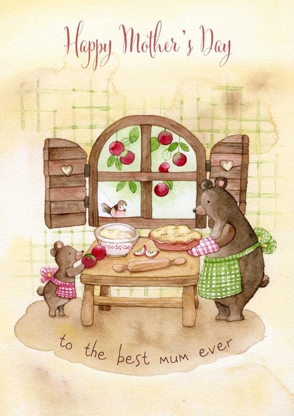 best mum Mothers Day Card 23232 created by Sini Ezer