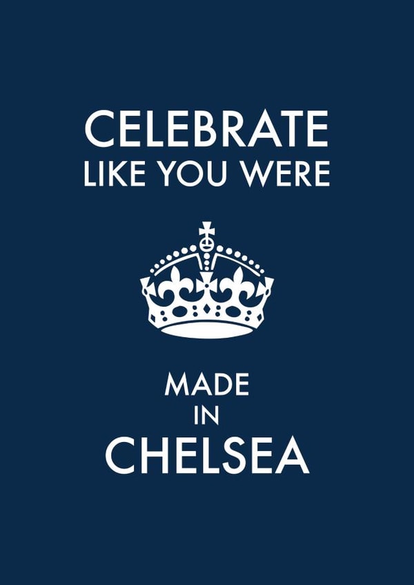 celebrate made in chelsea Birthday Card 20107 created by James Martin