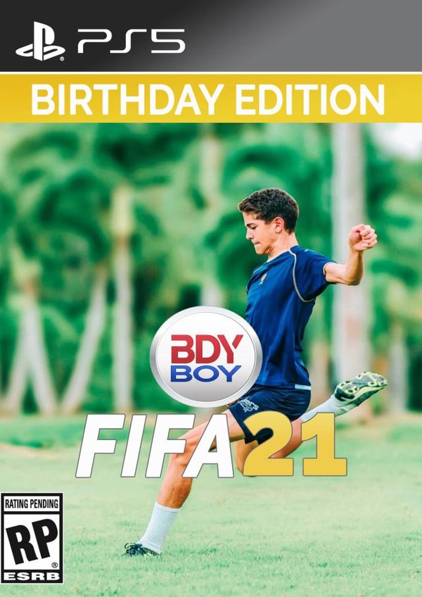 Fifa Birthday Photo Card - 21 Today created by ShortRound888