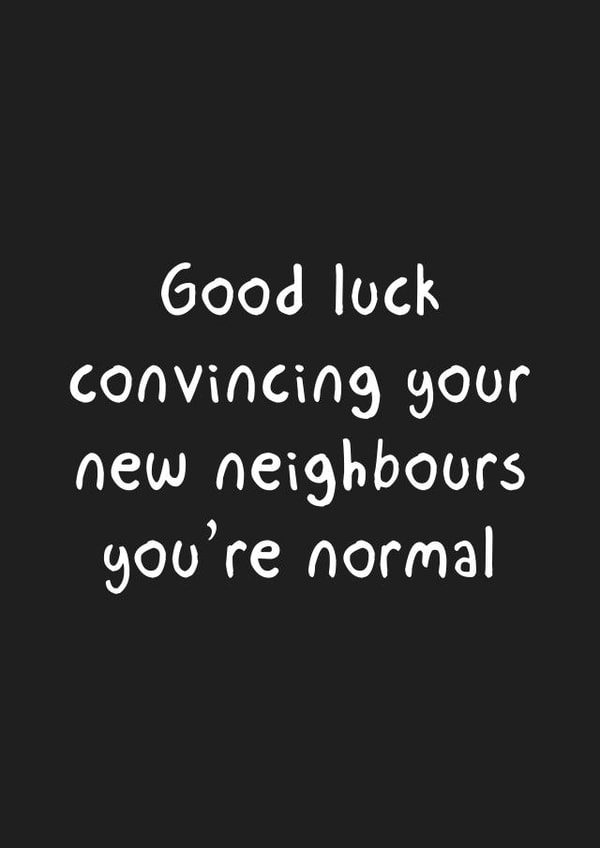 Congratulations Funny New Home Card 44722 created by @StarBerry