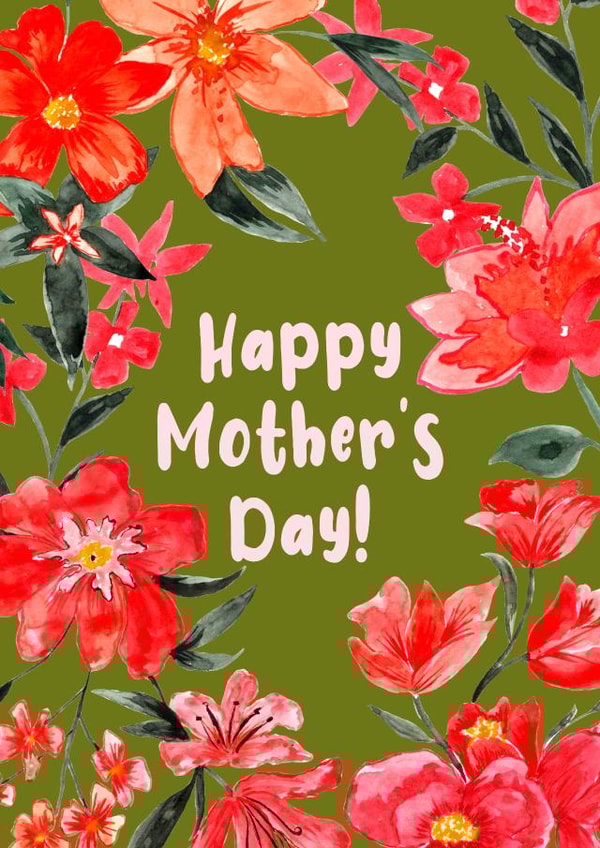pretty bright Mothers Day Card 48199 created by Louise  Powers