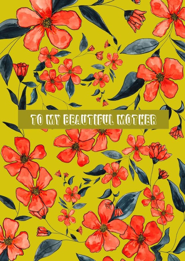 beautiful mother Mothers Day Card 21894 created by Louise  Powers