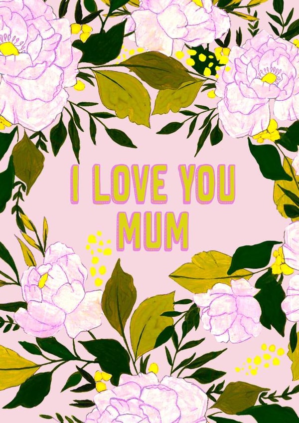 love mum Mothers Day Card 21895 created by Louise  Powers