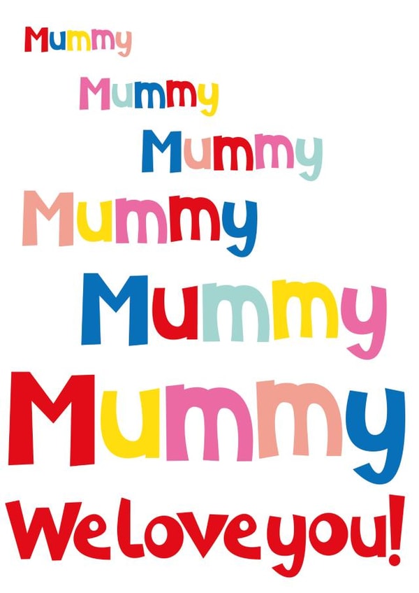 mummy for mummy Mothers Day Card 43659 created by Poppekins