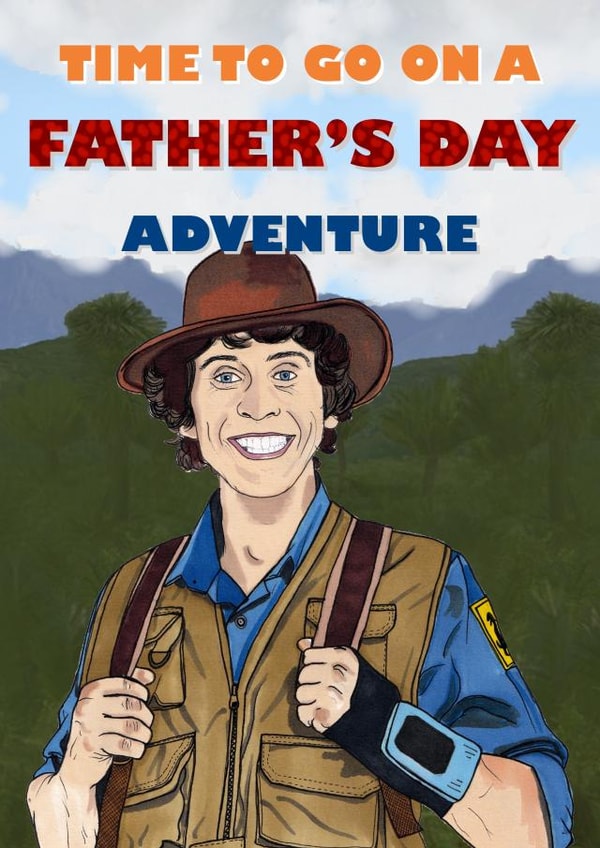 Andy's Dinosaur Adventures Father's Day card created by Panda and the Prince
