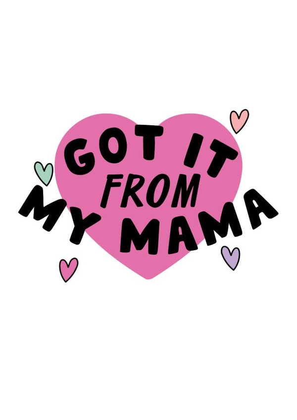 Mum mother Mothers Day Card 41962 created by @sophie robbens