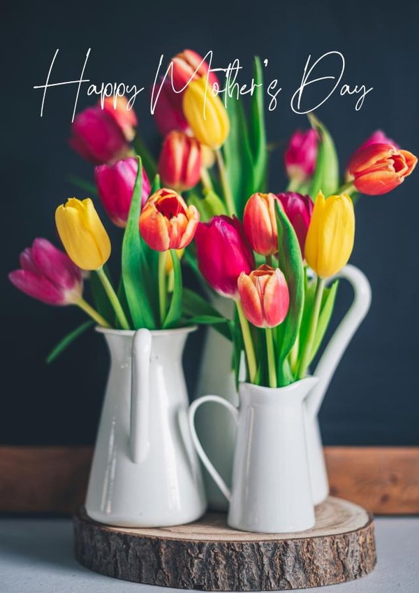 Mother’s Day Flowers Card 48156 created by Snap Cards