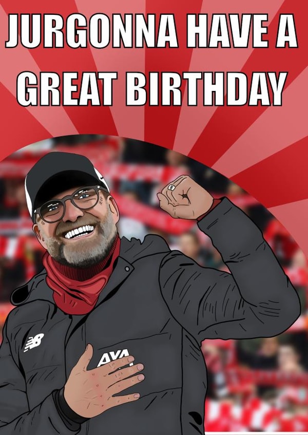 Happy birthday Liverpool jurgen klopp created by Pawwmarkss