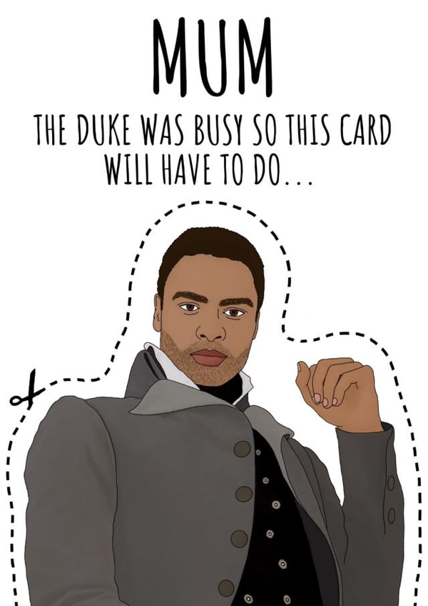 mum bridgerton Mothers Day Card 21073 created by Cowpat Designs