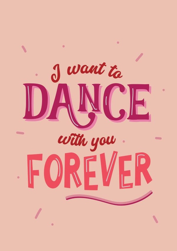 dance with you Valentines Day Card 10976 created by Love Gemma & Co