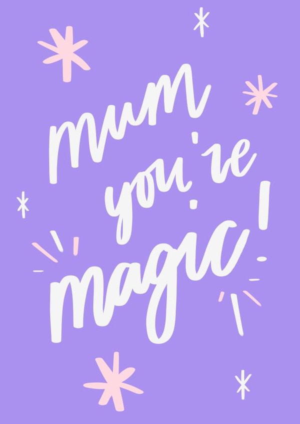 magic mum Mothers Day Card 48253 created by Jessica Skinner