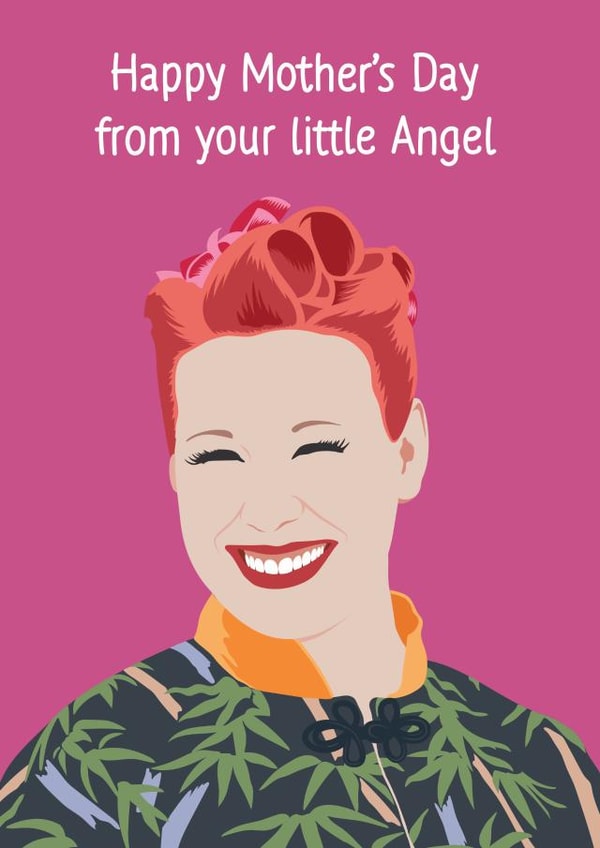 pun Angel Adoree Mothers Day Card 16946 created by NEEDL designs