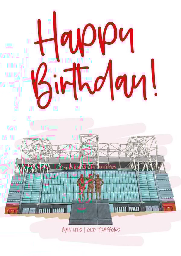 manchester united man utd Birthday Card 21244 created by Moo & Snip