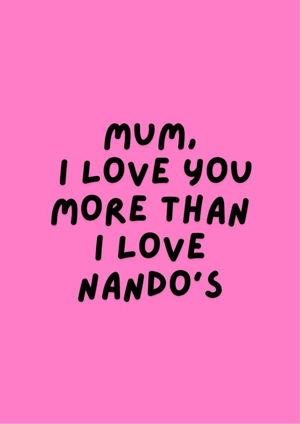 mum love Mothers Day Card 47027 created by Happy Dollop