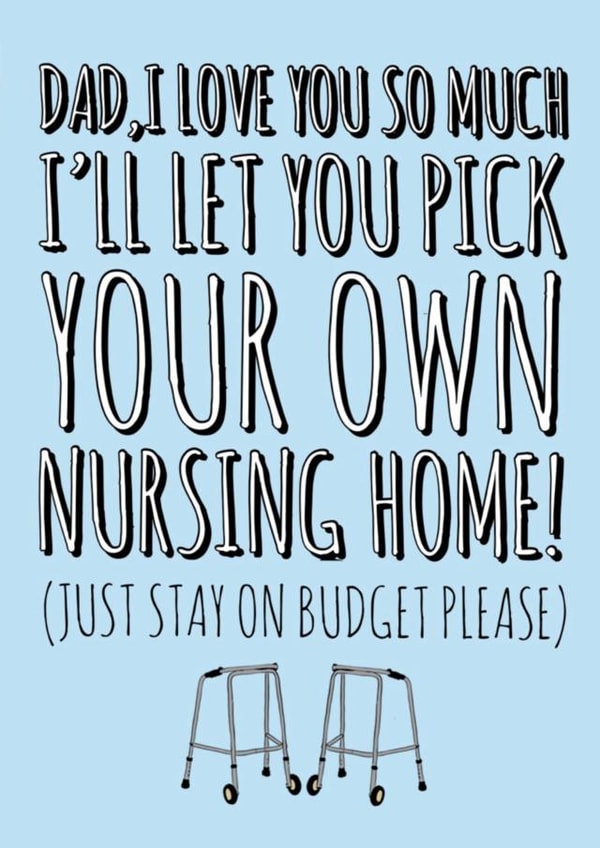 Dad Father Father's Day Card 10438 created by Keepseyshop