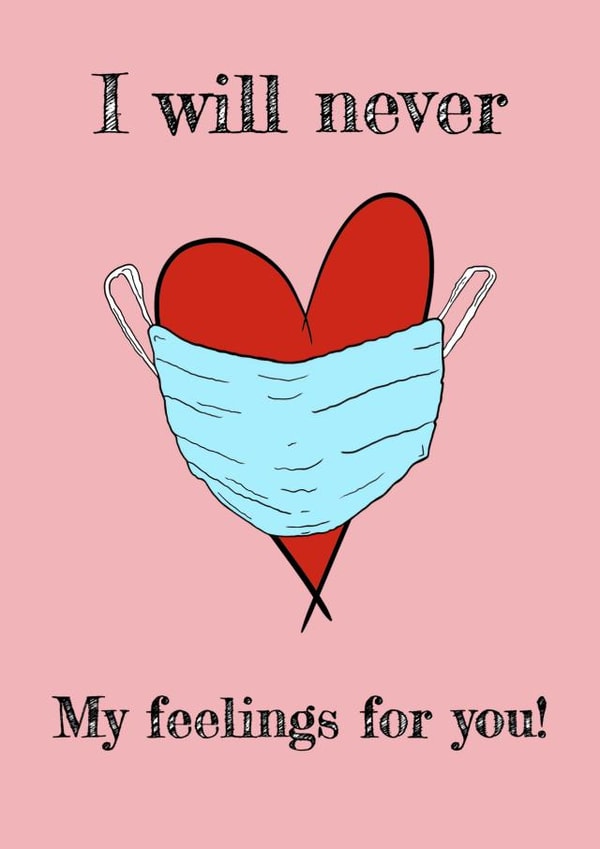 heart mask Anniversary Card 41800 created by Funnilyenough