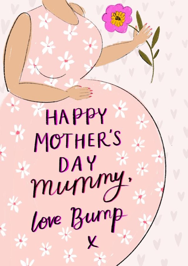 Retro/Vintage from the bump Mothers Day Card 21926 created by Rumbambar