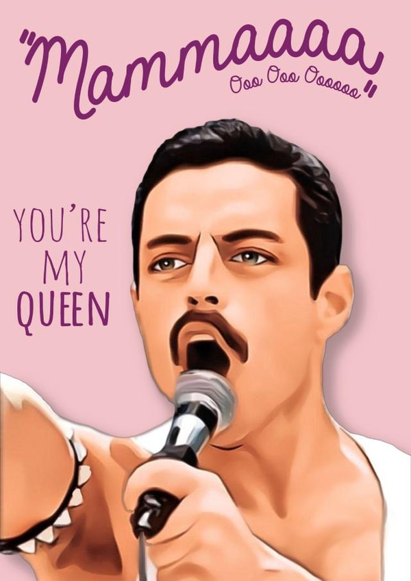 mama queen Mothers Day Card 39624 created by Megapixels Graphix