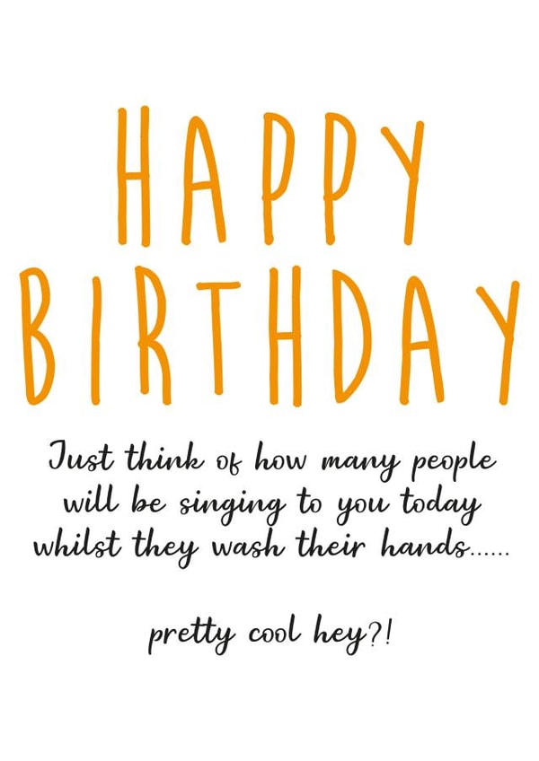 cv2020 lockdown Birthday Card 48335 created by Wilkos Awesome To The Max Cards