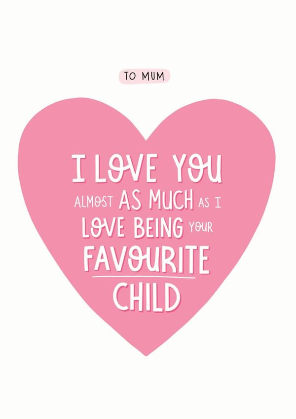 For Mum Mother's Day Mothers Day Card 16228 created by Inky in the Wild