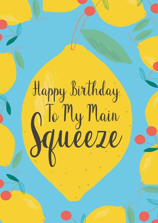 girlfriend husband Birthday Card 21732 created by Sarah Wainwright Design