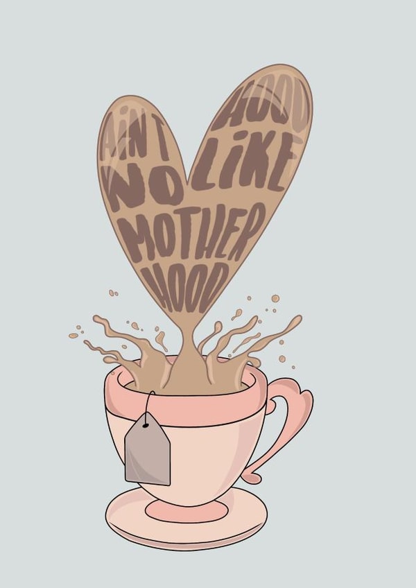 motherhood mum Mothers Day Card 21931 created by MJ Designs