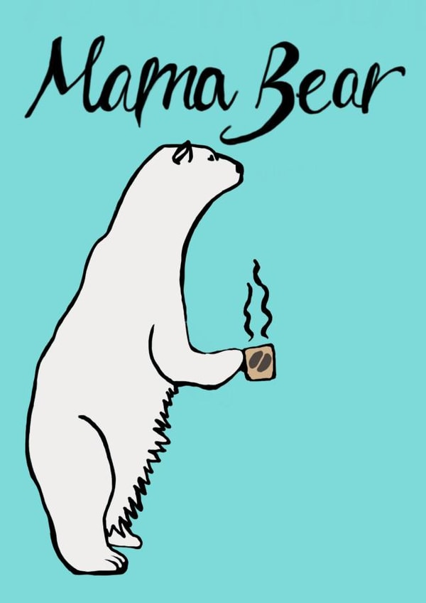 coffee cup of coffee Mothers Day Card 43612 created by Mummy Bee