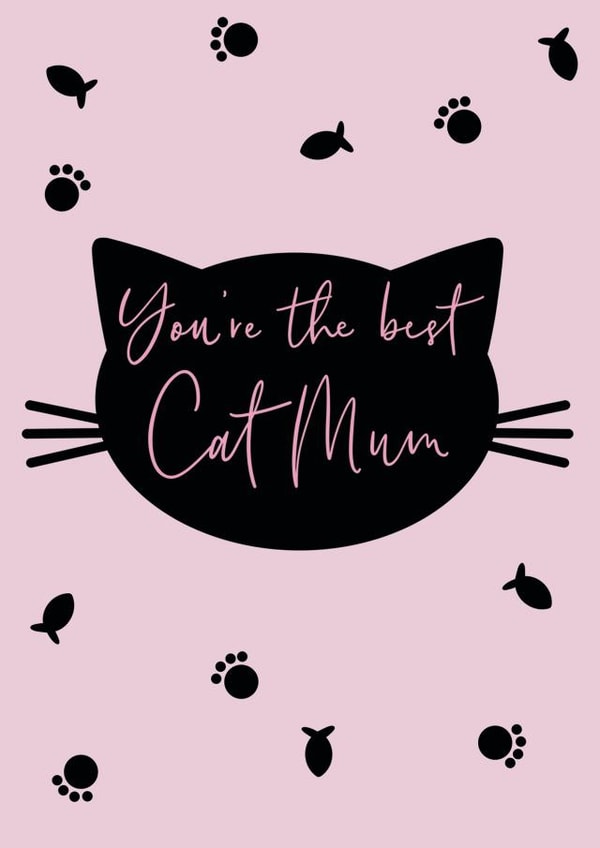 cute cat Mothers Day Card 44564 | thortful