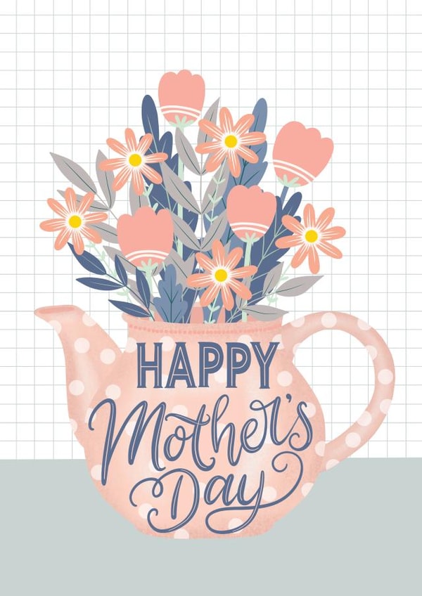 contemporary modern Mothers Day Card 7649 created by Ness Nordberg