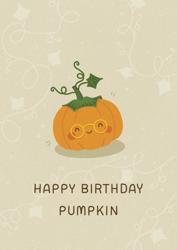 pun nickname Birthday Card 18772 created by Wandering Studio Co.