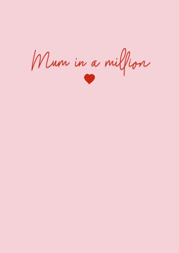 simple special Mothers Day Card 20148 created by C+C Cards