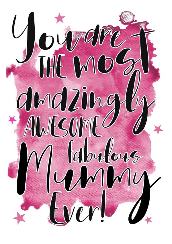 mummy fabulous Mothers Day Card 36104 created by JJ & Roo