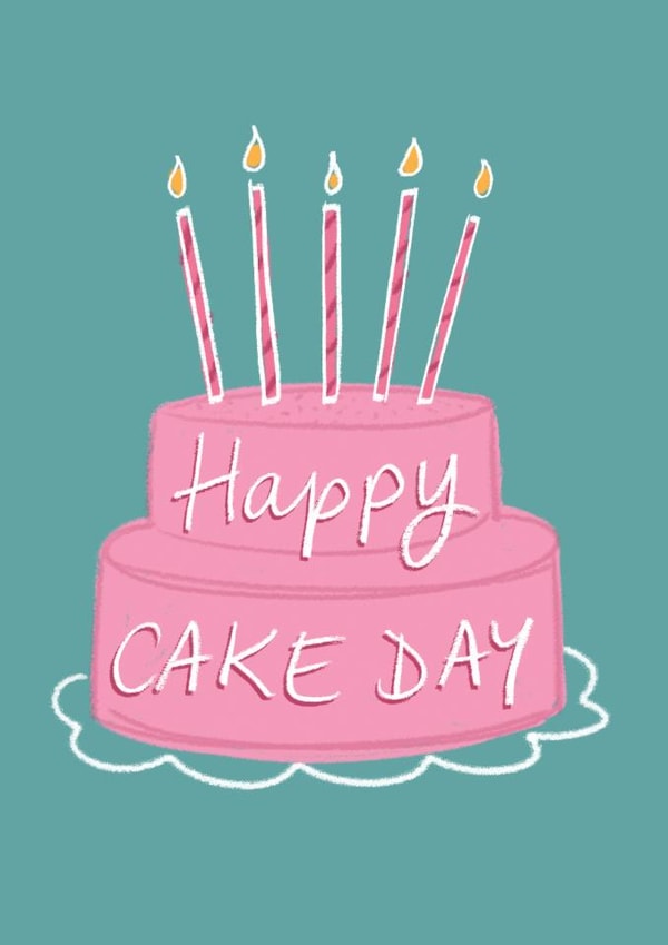 Happy Cake Day Birthday Card created by Tilly Bean Loves