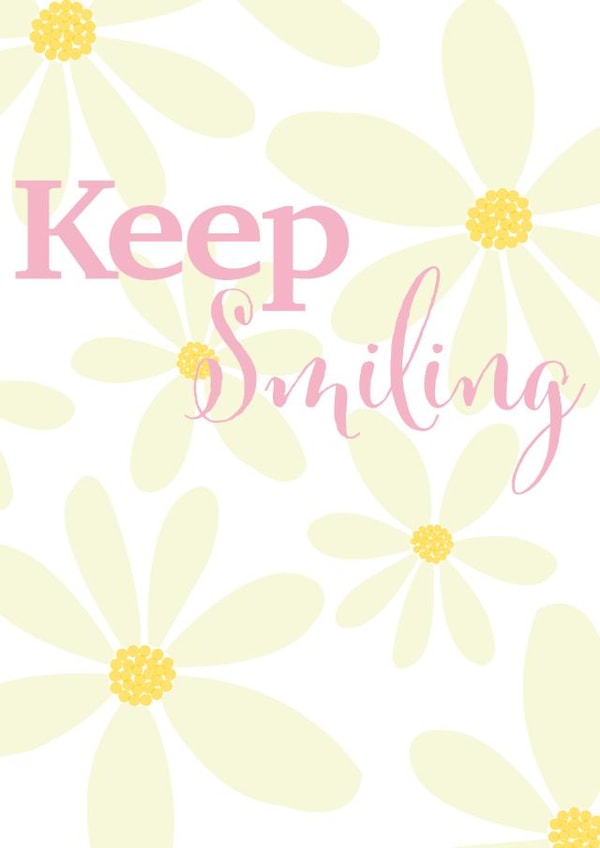 Smile - Smiling Love & Friendship Card - Thinking of You Card 21950 created by Sarah Bidgway