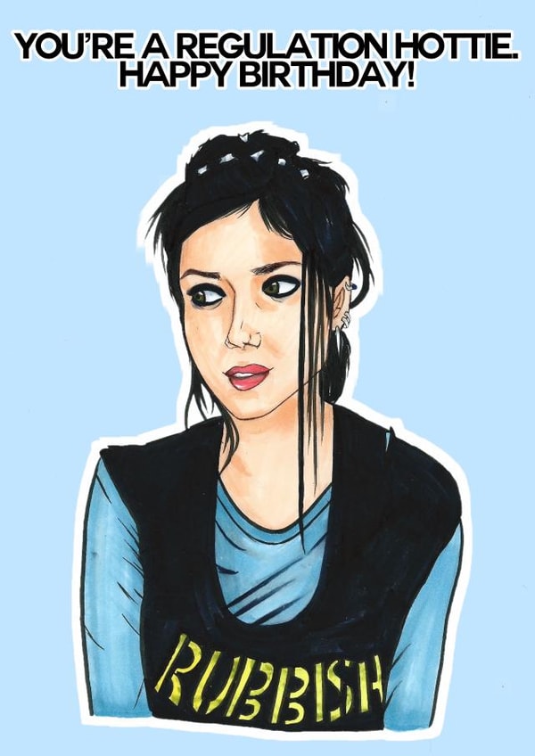 mean girls film Birthday Card 48384 created by Emily Murdoch