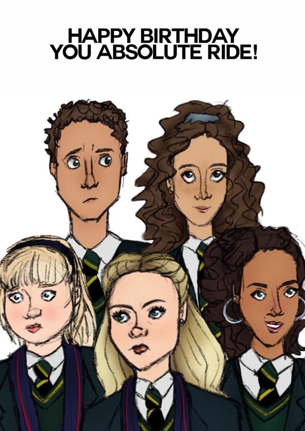 derrygirls irish Birthday Card 21955 created by Emily Murdoch