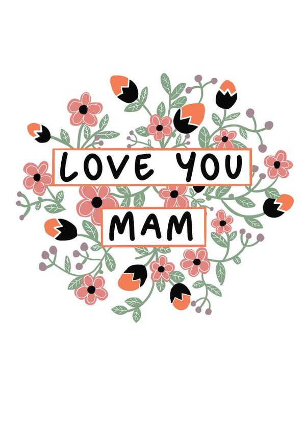 mam flowers Mothers Day Card 18850 created by Sara Fortune