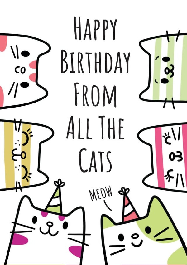 from the cat cat Birthday Card 4739 | thortful