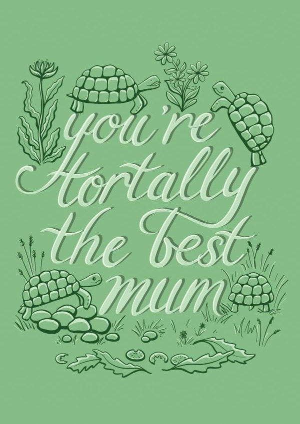pun green Mothers Day Card 19821 created by Ellie Newbury