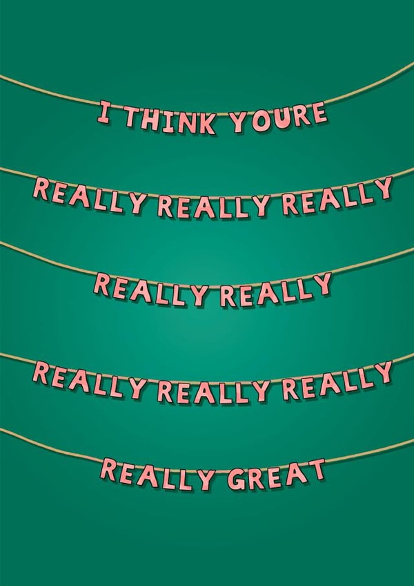 compliment think Love & Friendship Card 18321 created by Constance Dales