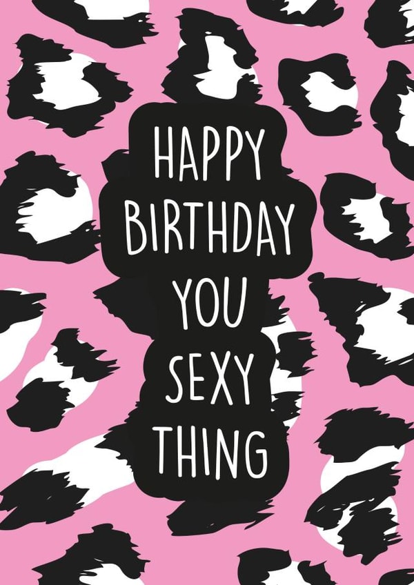 sexy rude Birthday Card 37663 created by Coco Loco Boutique