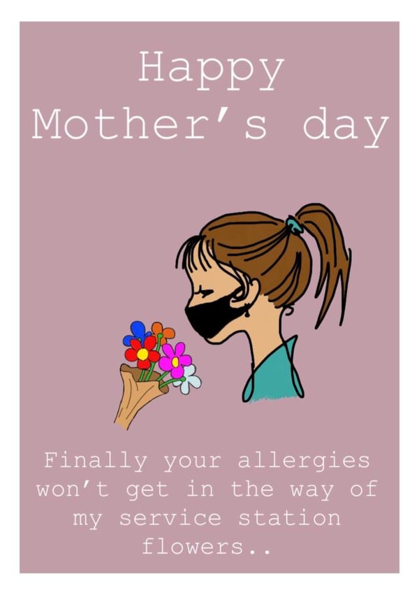 cv2020 lockdown Mothers Day Card 41068 created by Davies doodles